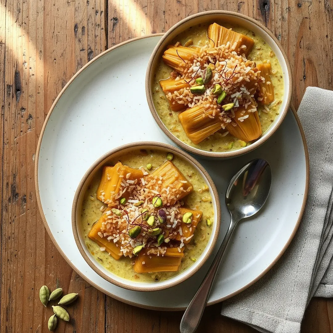 Spiced Jackfruit and Coconut Cream Paleo Pudding