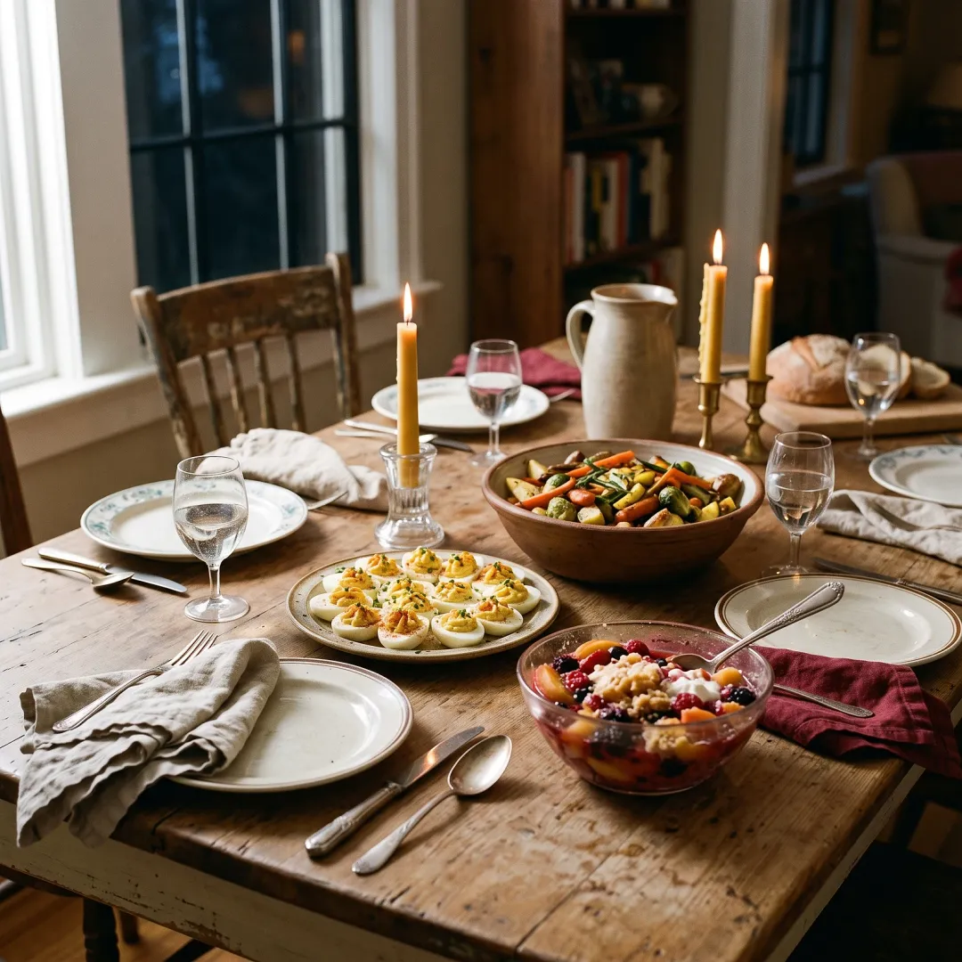 What to Tell a Host Who Asks What You Can Eat: A Practical Paleo Guide. AI-generated image.