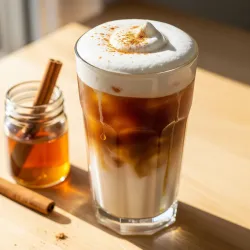 Iced Vanilla Brown Sugar Shaken Coconut Latte