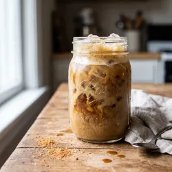 Iced Vanilla Brown Sugar Paleo Coffee Refresher
