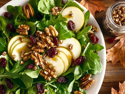 Apple Cranberry Walnut Salad