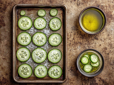 Crunchy Cucumber Chips