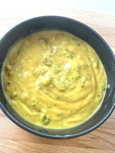 Broccoli "Cheddar" Soup