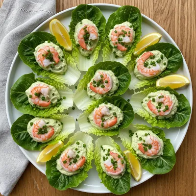 Chilled Shrimp Cocktail Cups with Zesty Horseradish Avocado Sauce