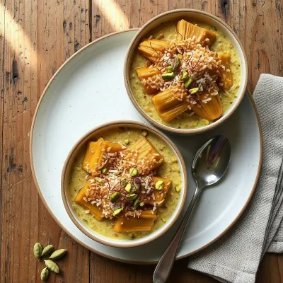 Spiced Jackfruit and Coconut Cream Paleo Pudding