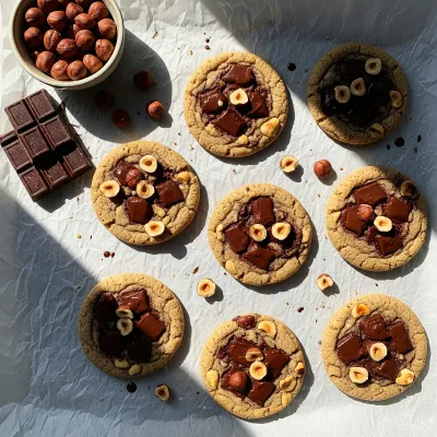 Toasted Hazelnut and Dark Chocolate Paleo Cookies