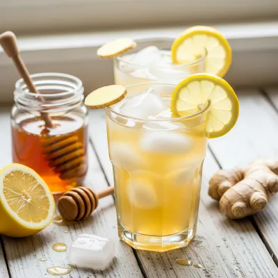 Raw Apple Cider Ginger Switchel Tonic