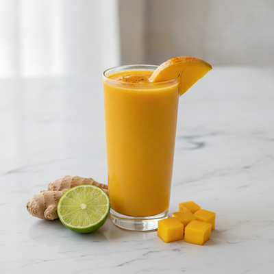 Tropical Mango Ginger Paleo Smoothie