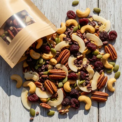 Spicy Honey Cashew and Cherry Paleo Trail Mix