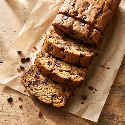 Chocolate Chip Banana Bread with Almond Flour and Coconut Sugar