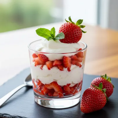 Strawberry Coconut Cream No-Bake Paleo Parfait Cups