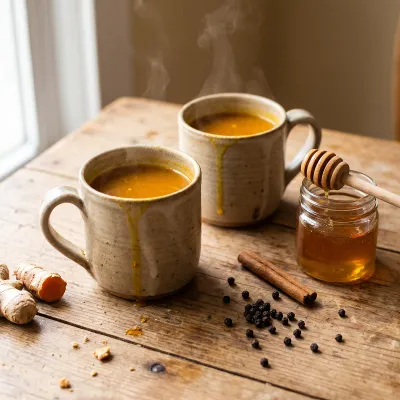 Golden Turmeric Coconut Ginger Paleo Tonic