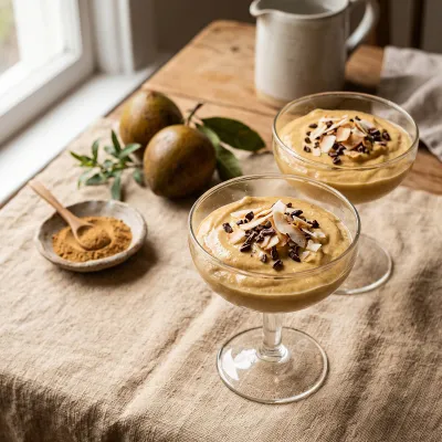 Peruvian Lucuma Custard Mousse (Paleo, Dairy-Free)