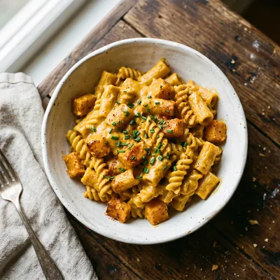 Creamy Paleo Mac and Cheese with Butternut Squash Pasta
