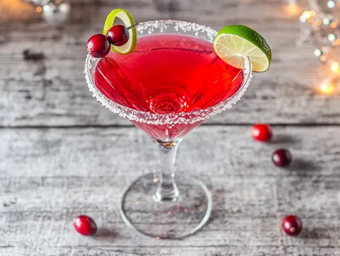 Cranberry Cosmo Mocktail