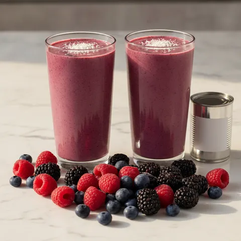 Wild Berry Coconut Cream Smoothie