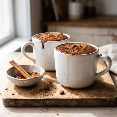 Thick and Creamy Paleo Drinking Chocolate with Coconut Milk