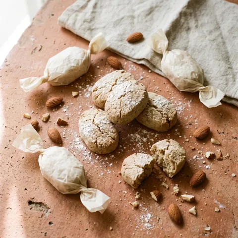 Paleo Polvorones de Almendra (Spanish Almond Shortbread Crumbles)