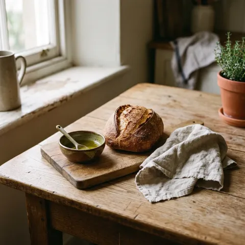Bread That Sustains: a quiet morning table