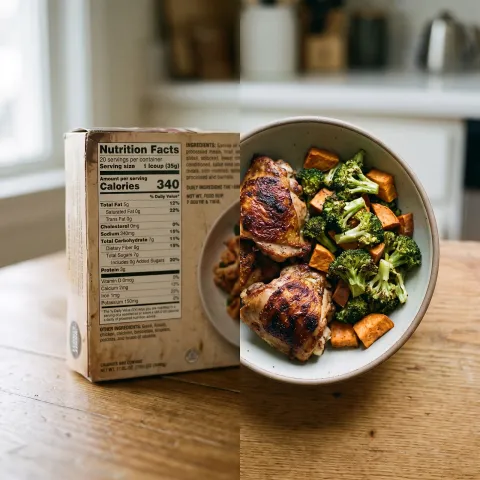 What They Don't Put on the Calorie Count: Your Gut Bacteria Are Deciding How Much You Actually Absorb. AI-generated image.