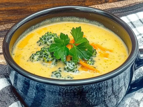 Broccoli "Cheddar" Soup